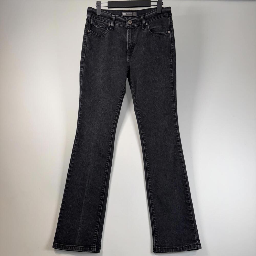 Levi's 505 Black Straight Leg Jeans 28/32